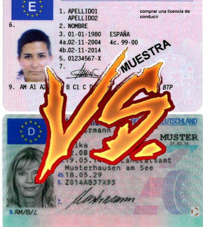 Deutscher oder spanischer Führerschein.